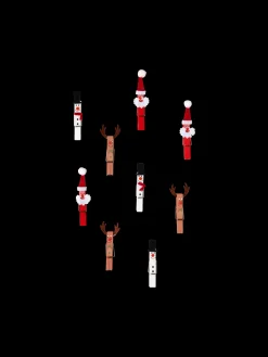 Dekorative Weihnachtsklammern