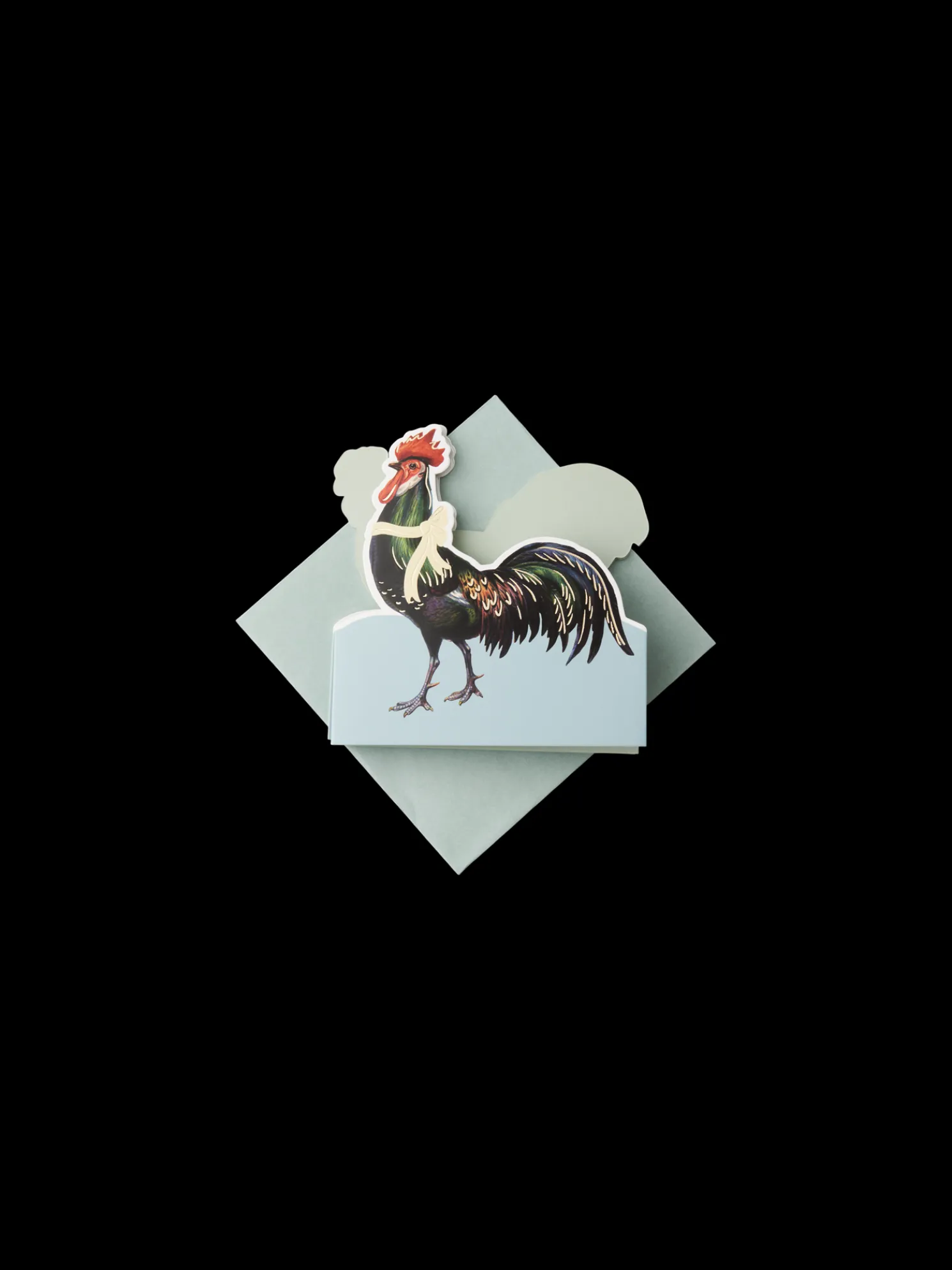 Faltbare Karte Mit Umschlag