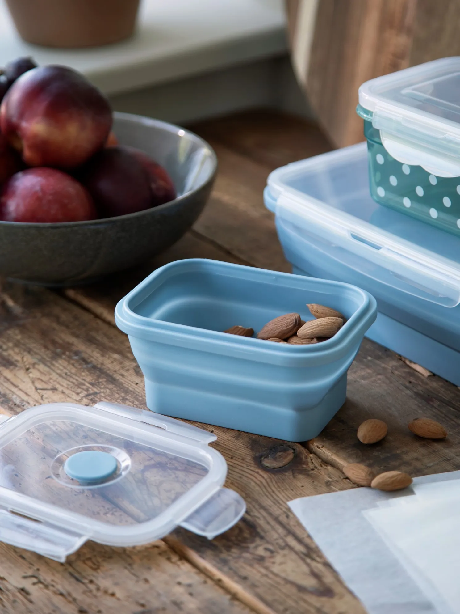 Faltbarer Lebensmittelbehälter