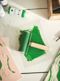 Farbwalze Für Linolschnitt