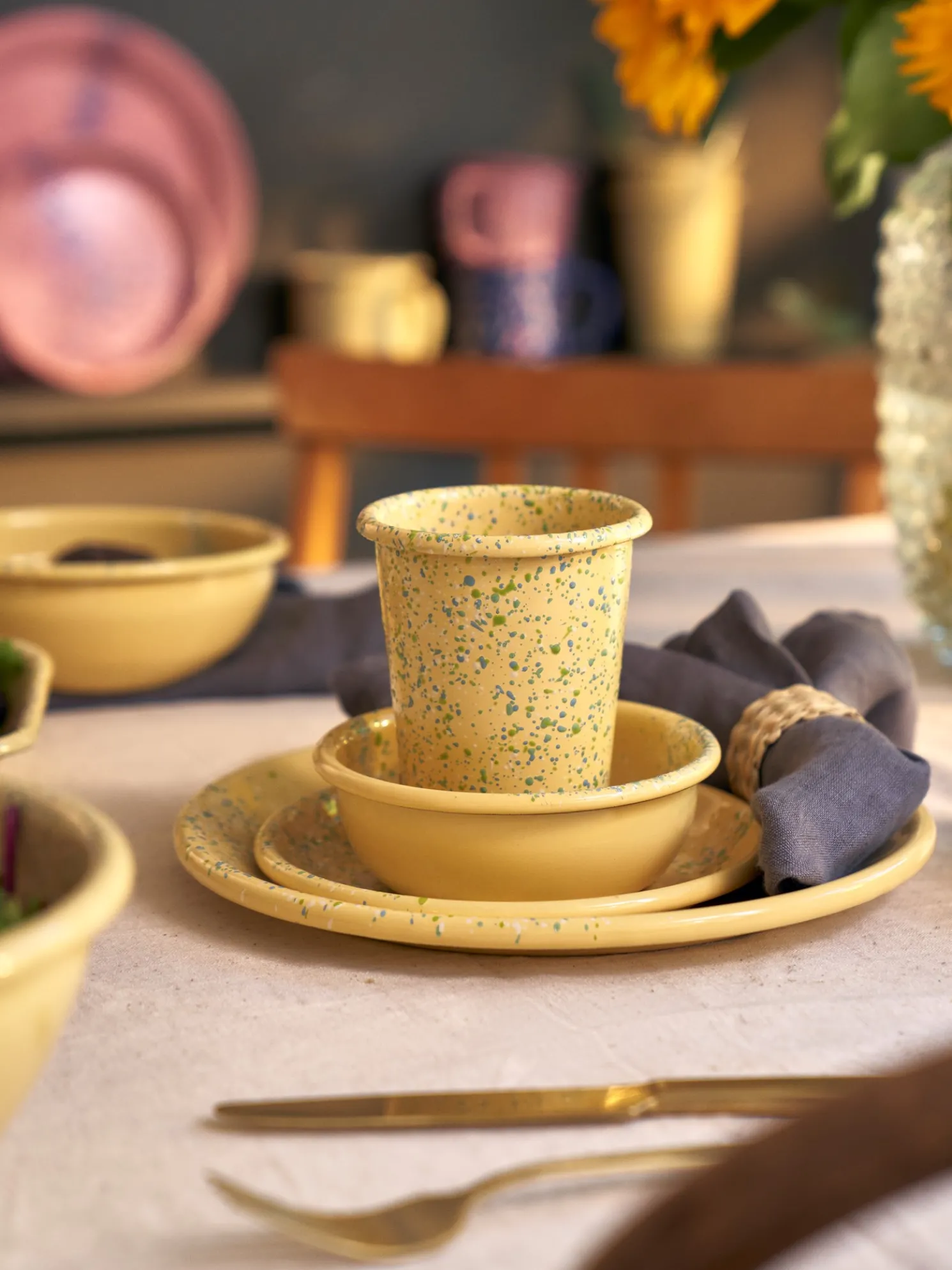 Flow Fest Becher - Gelb