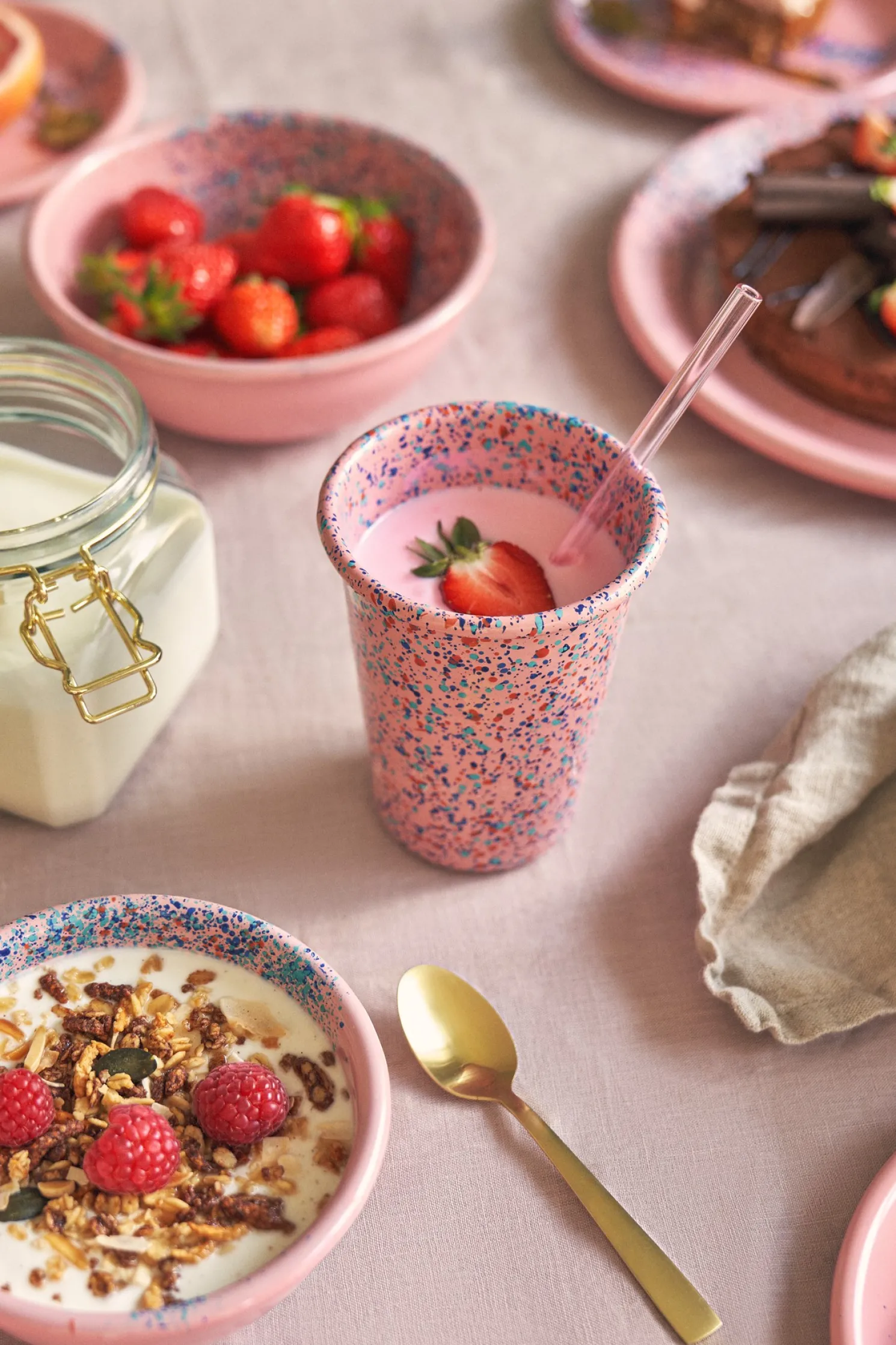 Flow Fest Becher - Pink