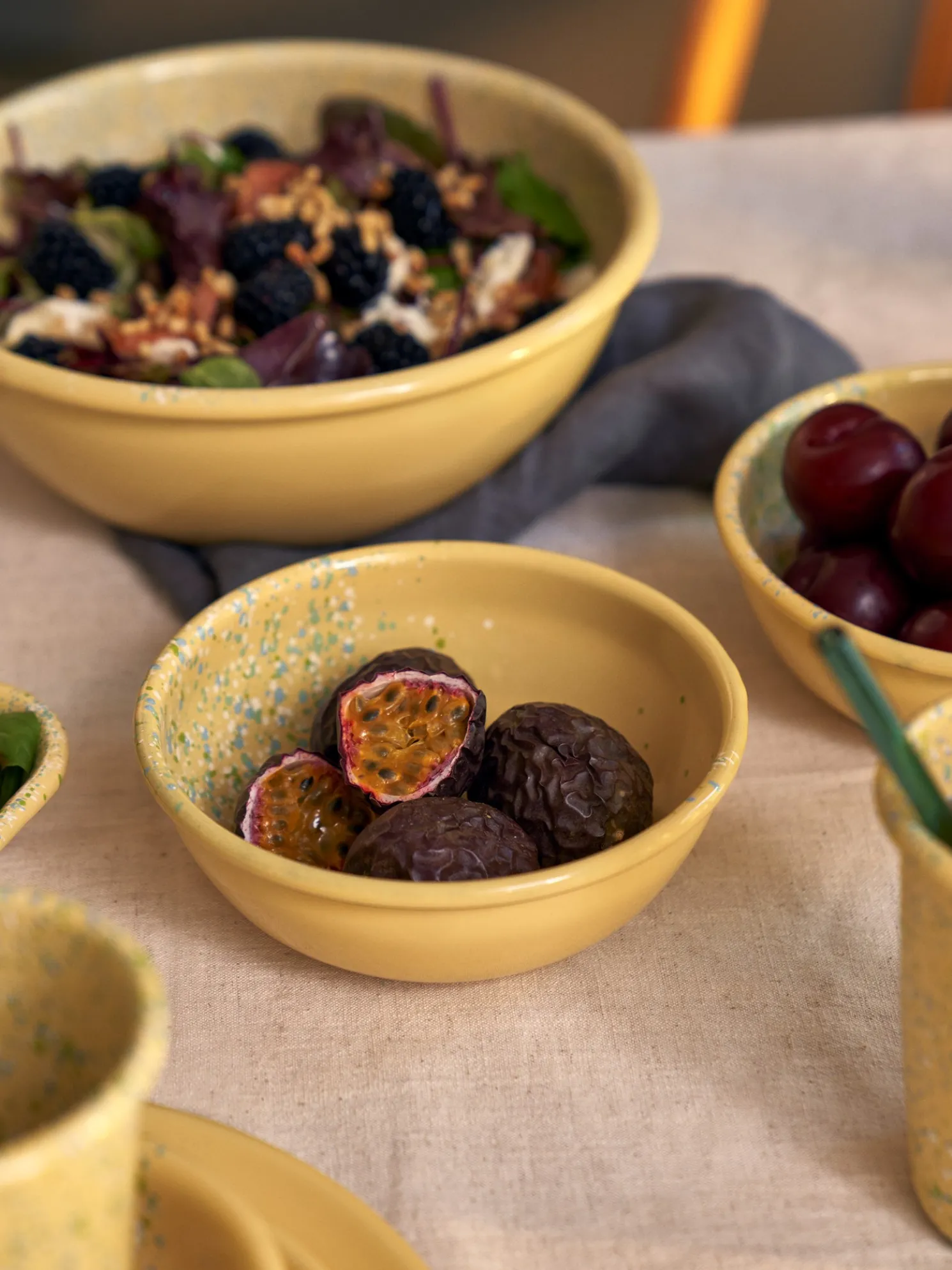 Flow Fest Schale Ø17 - Gelb