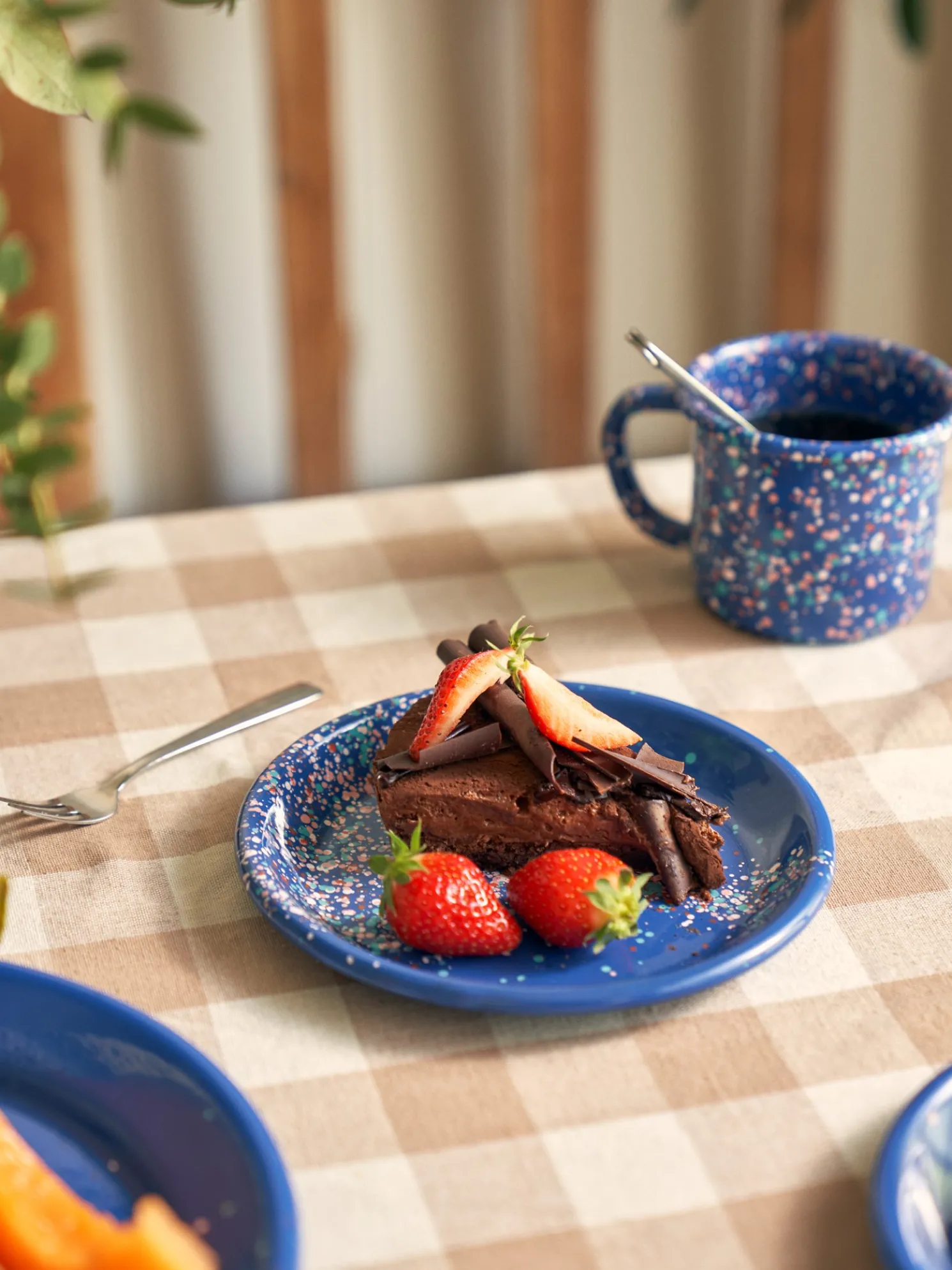 Flow Fest Teller Ø17,5 - Blau