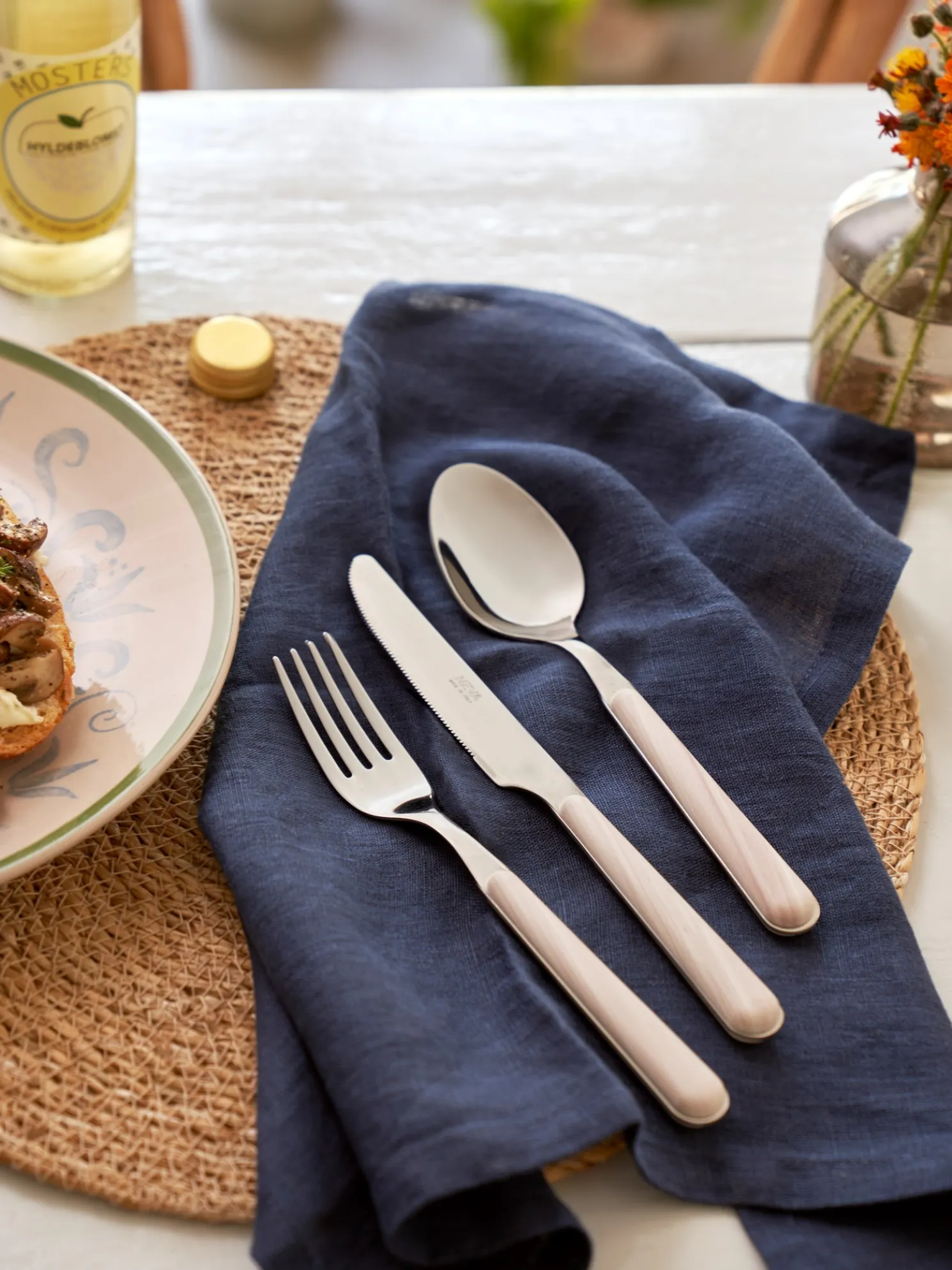 Gabel-Set Texture Legno