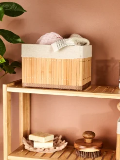 Gefütterter Aufbewahrungskorb