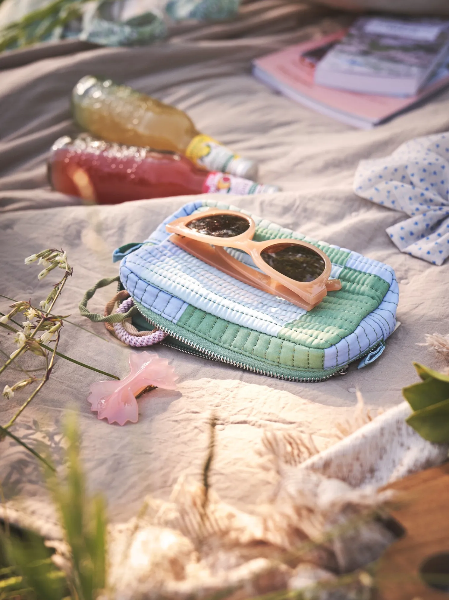 Gesteppte Kosmetiktasche