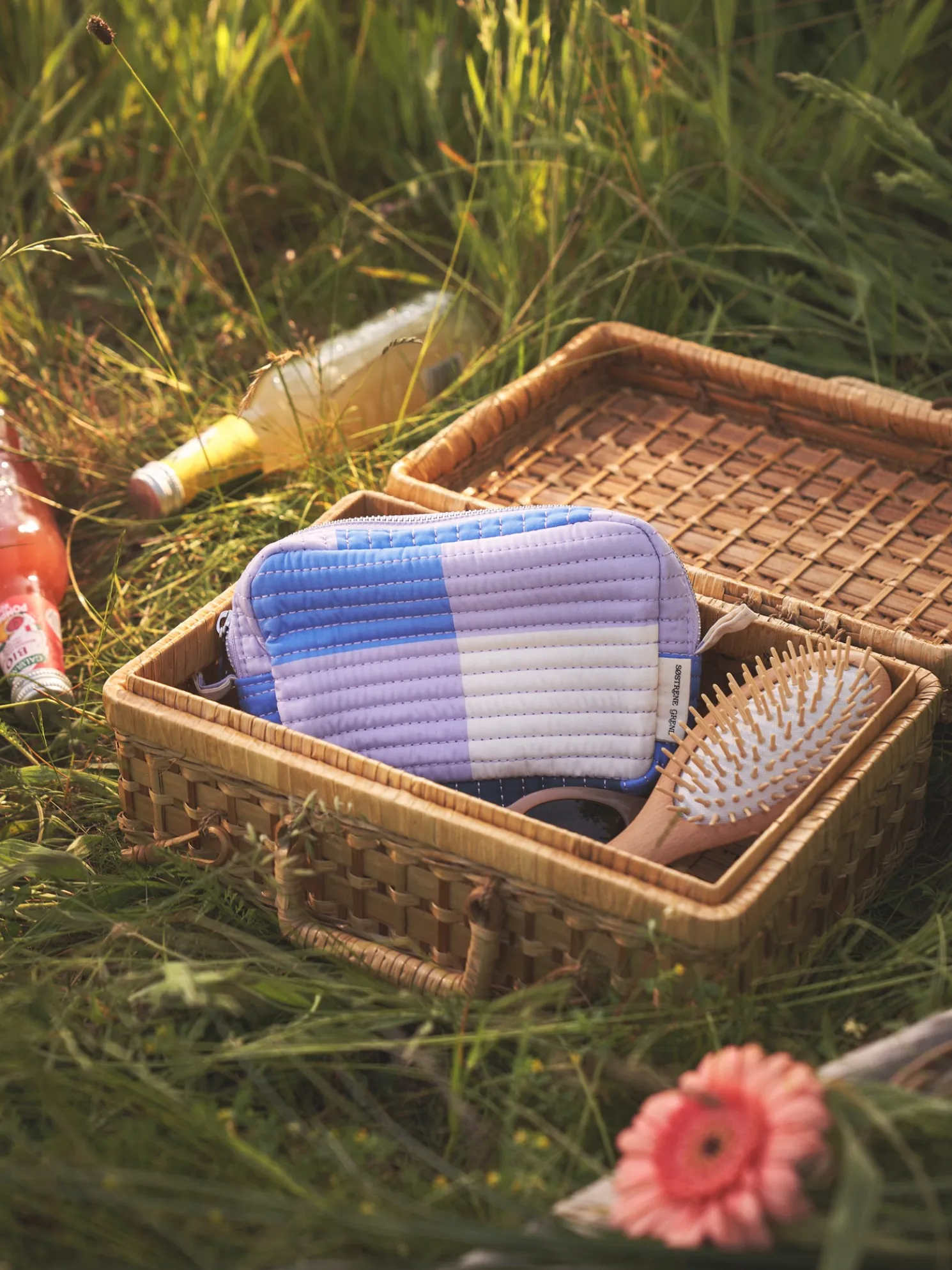 Gesteppte Kosmetiktasche