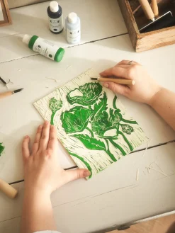 Gummiplatte 18 X 24 Für Linolschnitt