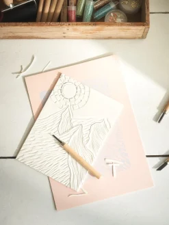 Gummiplatte A5 Für Linolschnitt