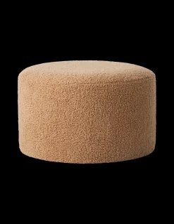 Hocker Mit Teddy-Stoff