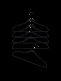 Kleiderbügel Mit Samt 5 Stck