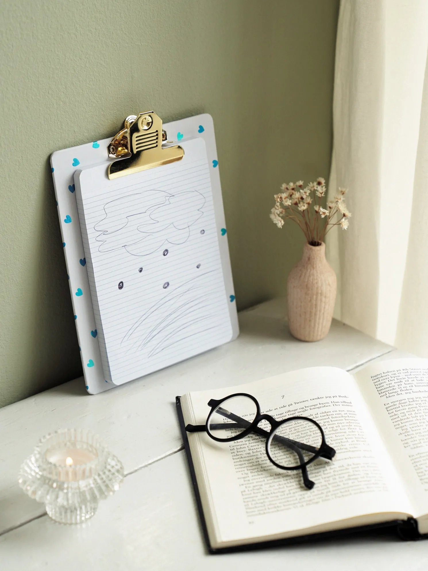 Klemmbrett Mit Notizblock