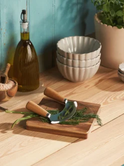 Kräuterhäcksler Und -Brett