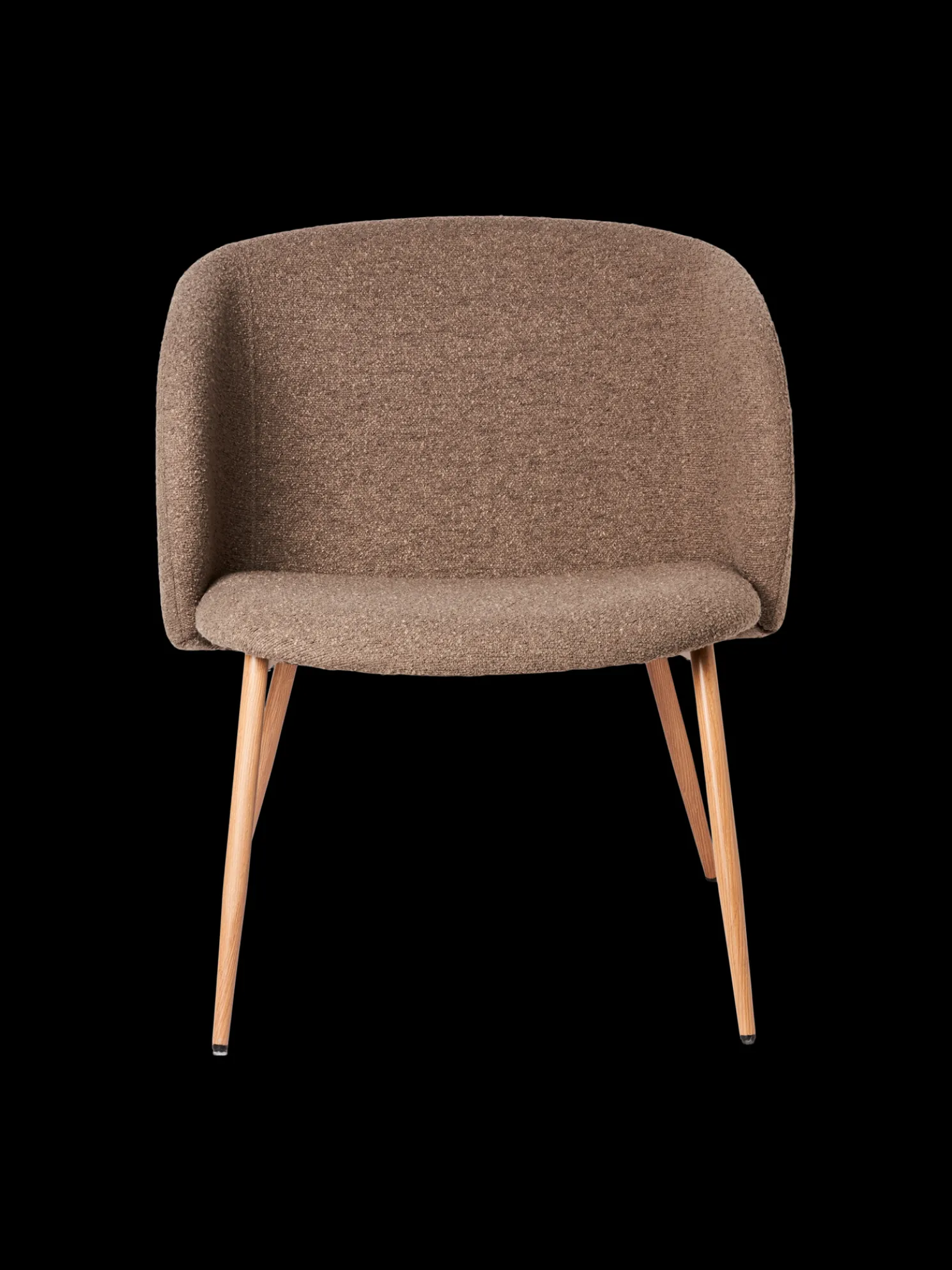 Loungesessel Mit Bouclé-Stoff