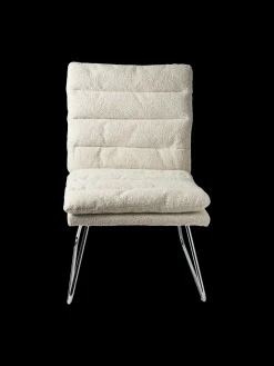 Loungesessel Mit Bouclé-Stoff