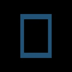 Passepartout Blue - 50 X 70/40 X 50