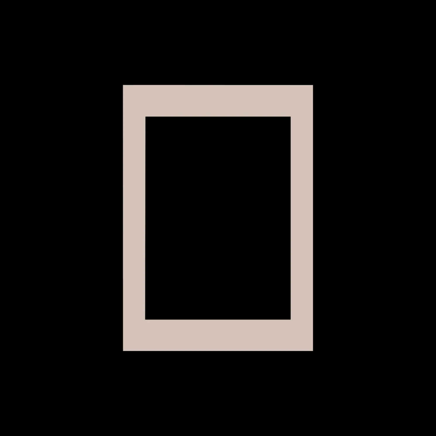 Passepartout Rose - 50 X 70/40 X 50