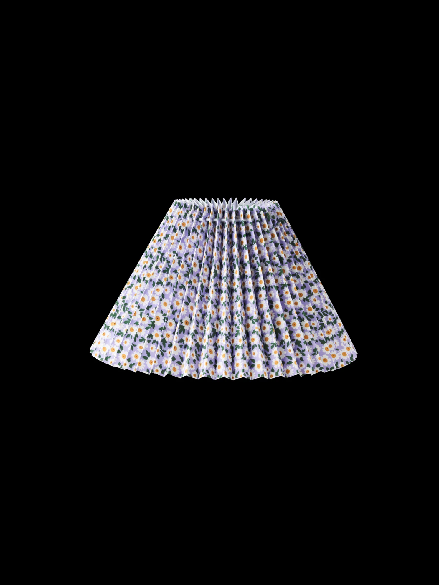 Plissierter Lampenschirm