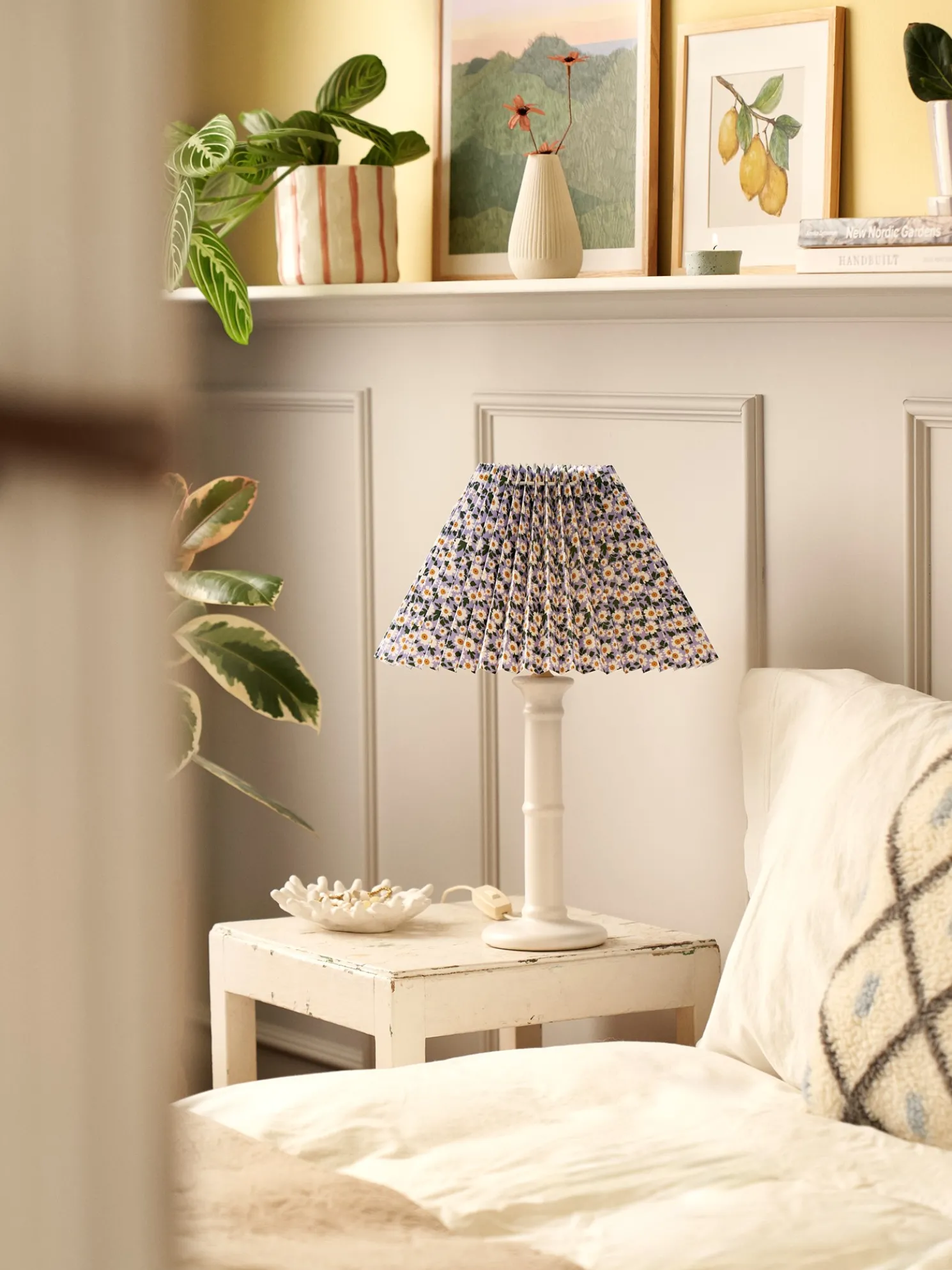 Plissierter Lampenschirm