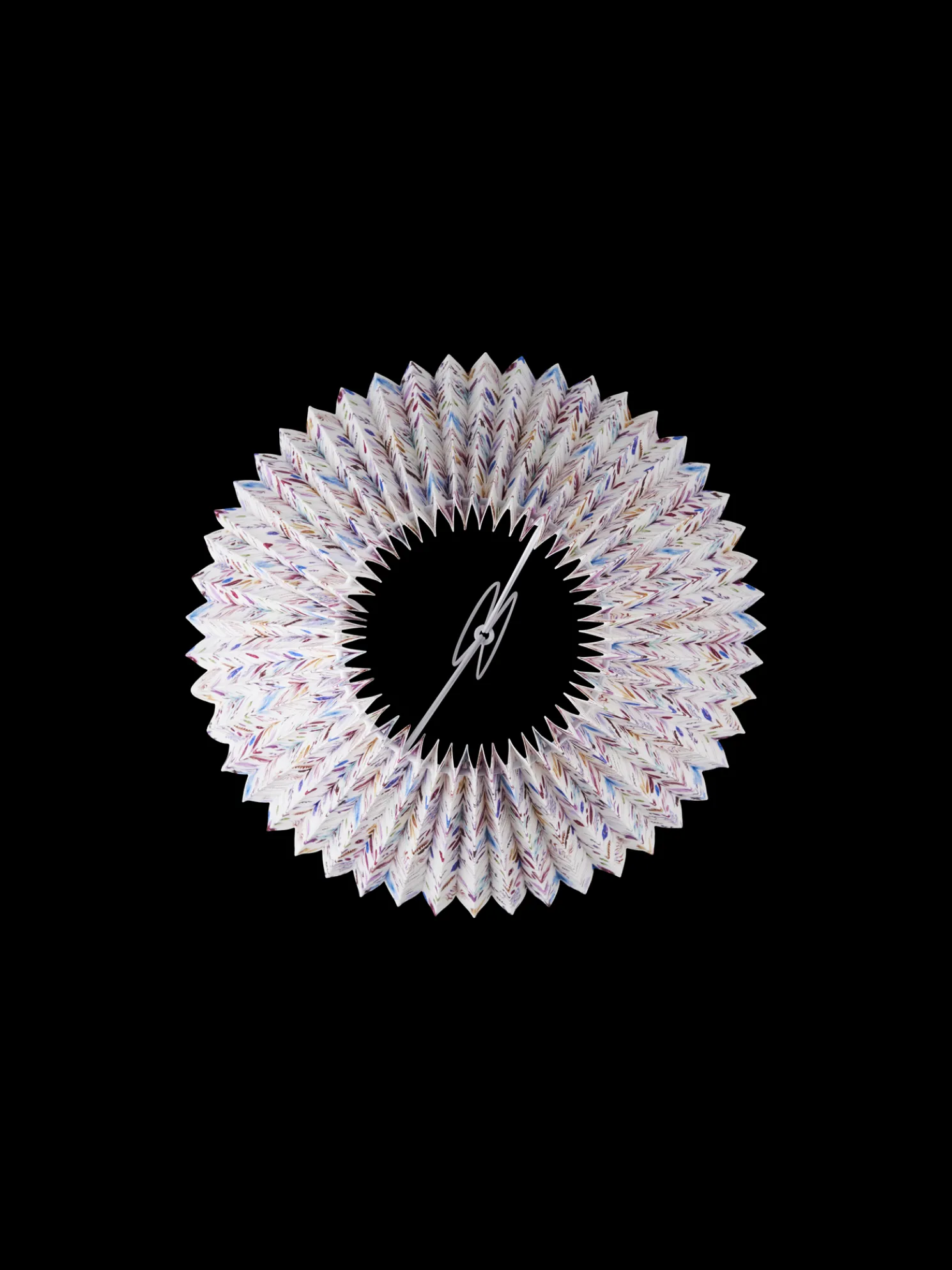 Plissierter Lampenschirm