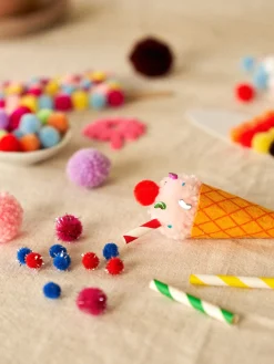 Pom-Pom-Eis-DIY-Set