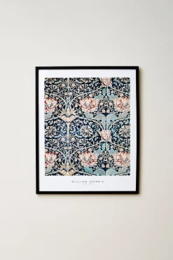 Poster Blue Flowers 40 X 50