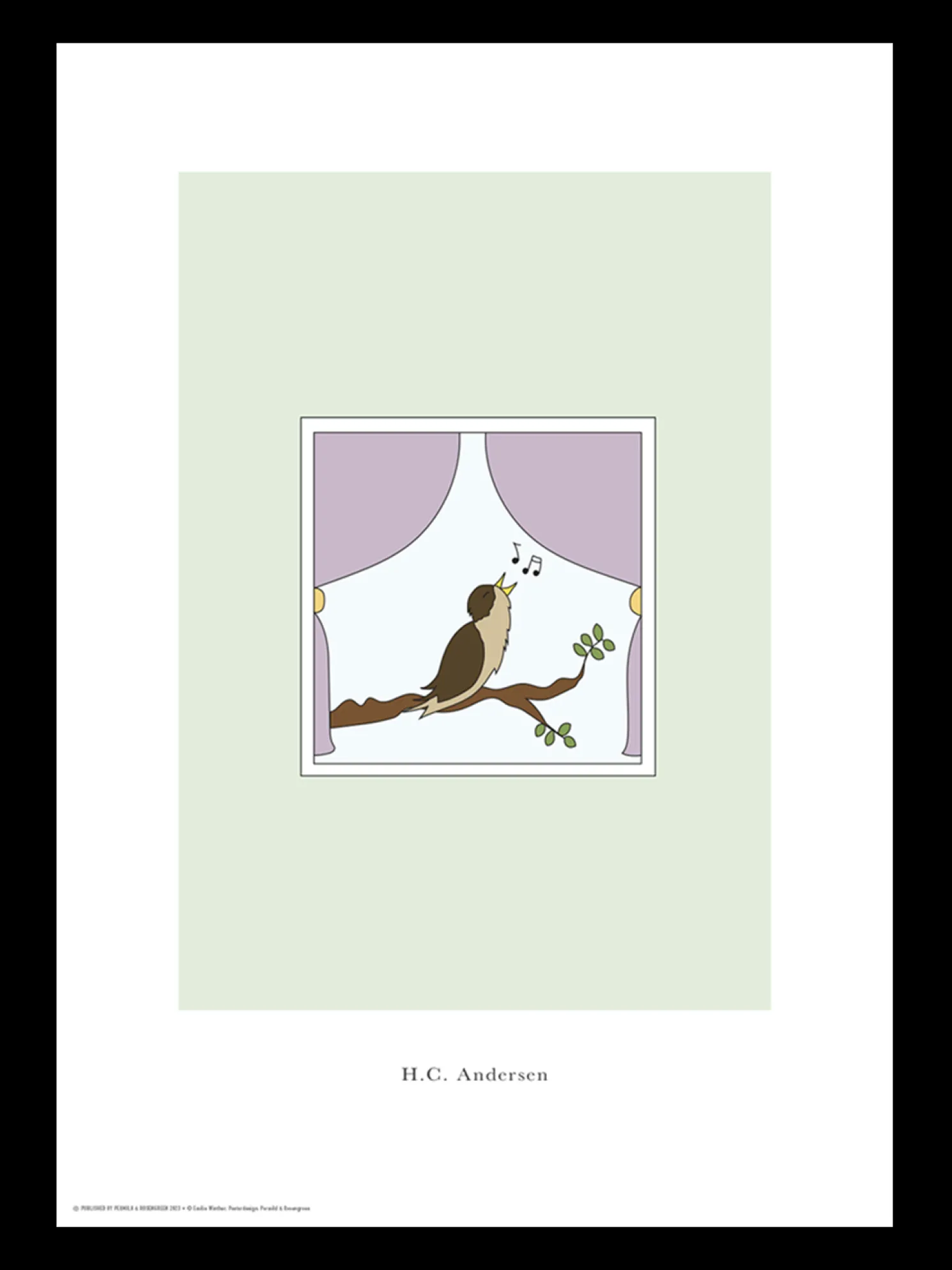 Poster Die Nachtigall A3