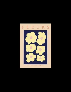 Poster Fleurs A4