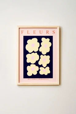 Poster Fleurs A4
