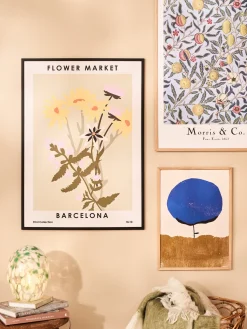 Poster Flower Market Barcelona 50 X 70