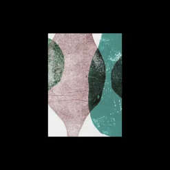 Poster Poppy Seed - 2 Cacao/Teal 50 X 70