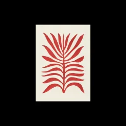 Poster Red Branch / Lino Print A3