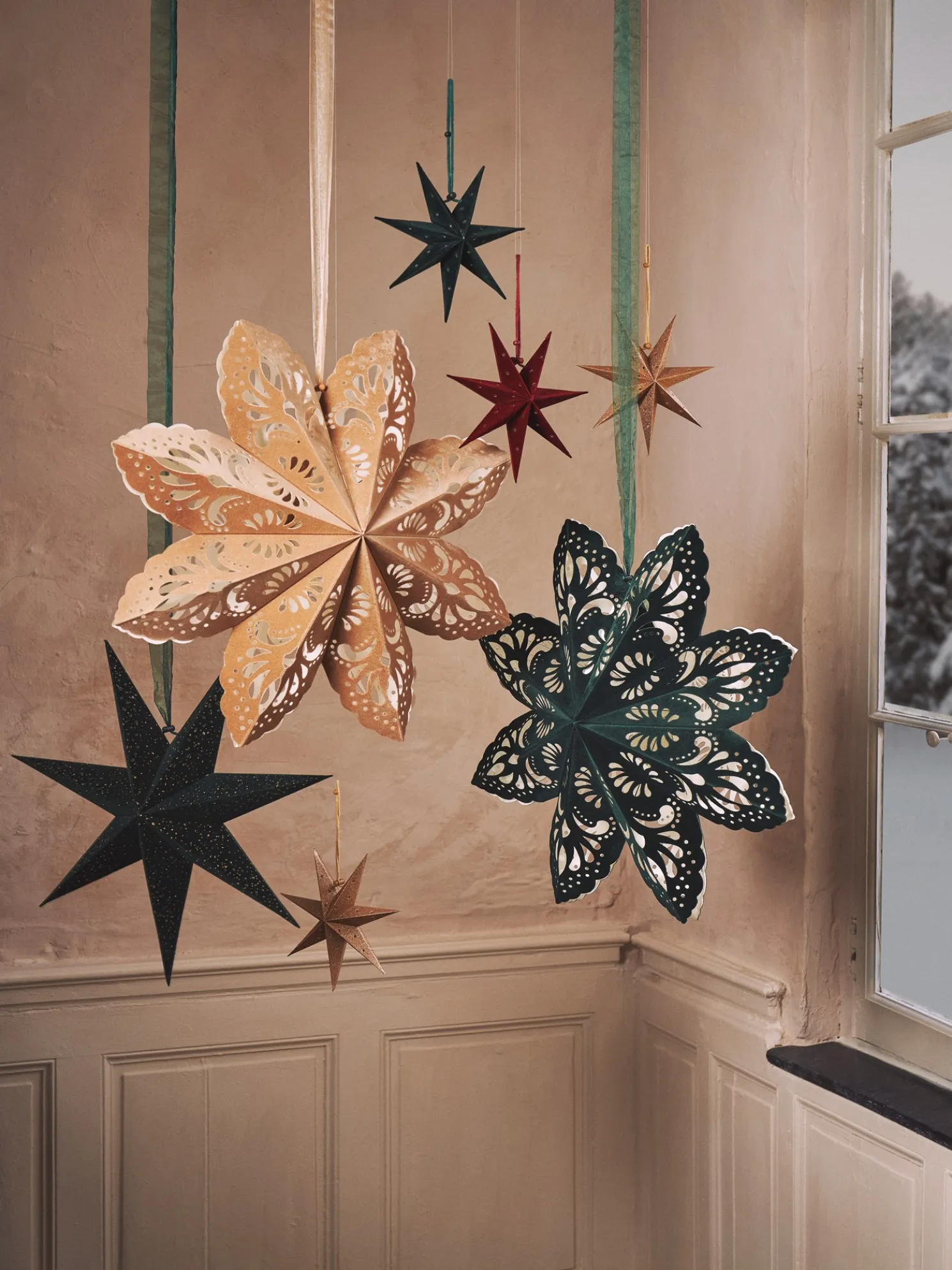 Schneeflocke Zum Aufhängen Ø 50 Cm