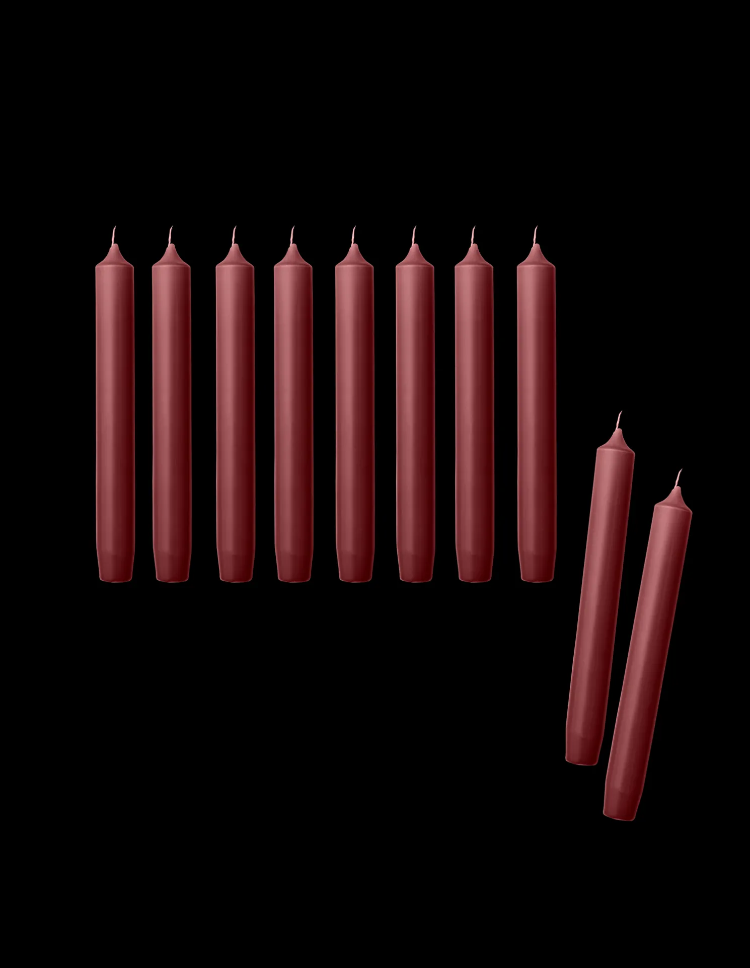 Stabkerzen 19 Cm 10er-Pack