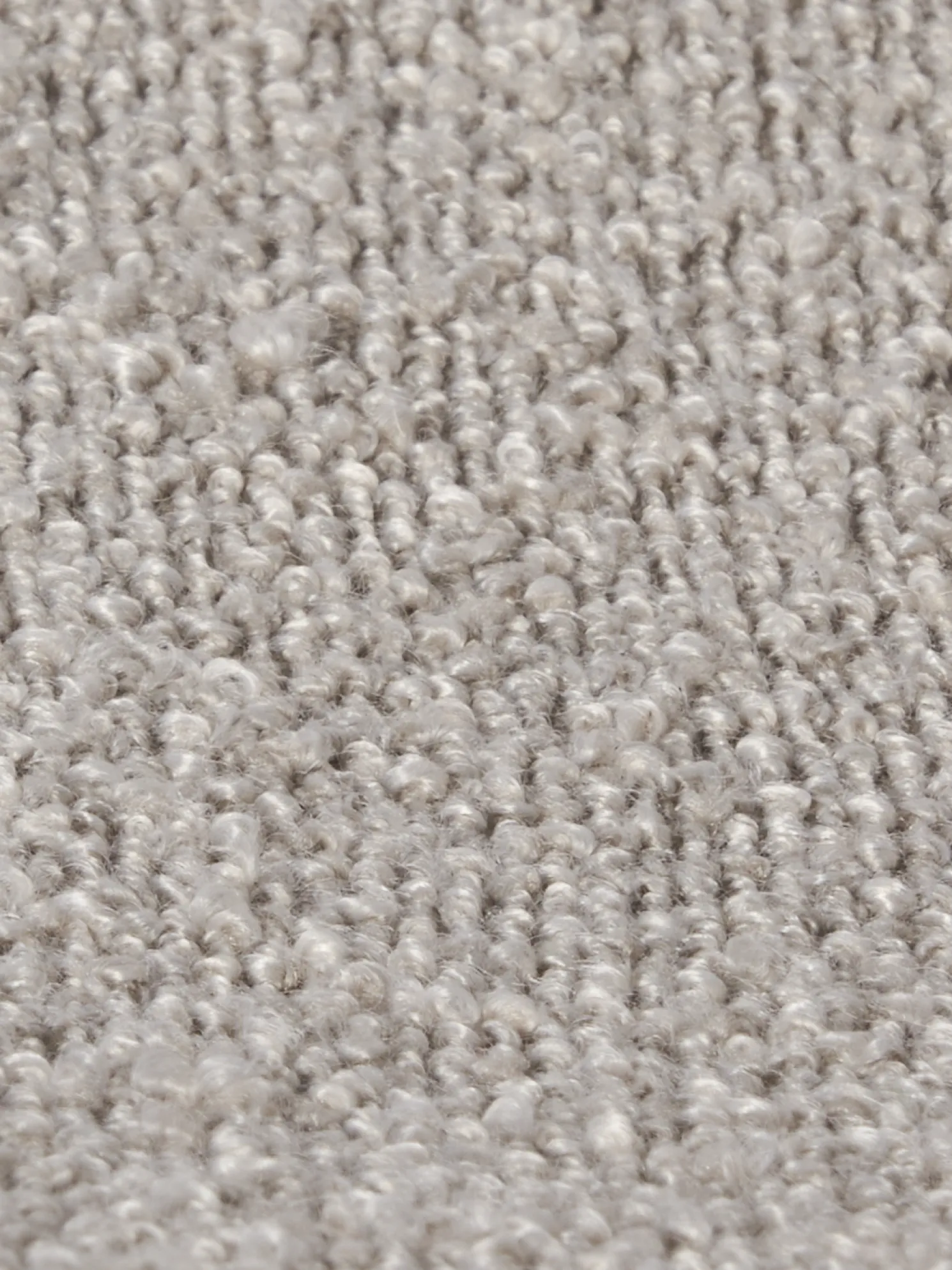 Stuhl Mit Bouclé-Stoff