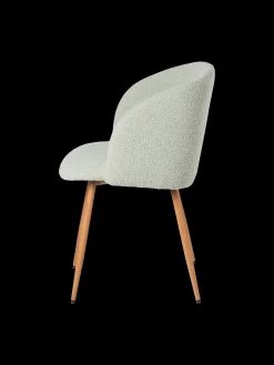 Stuhl Mit Bouclé-Stoff