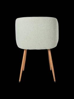 Stuhl Mit Bouclé-Stoff