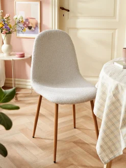 Stuhl Mit Boucléstoff