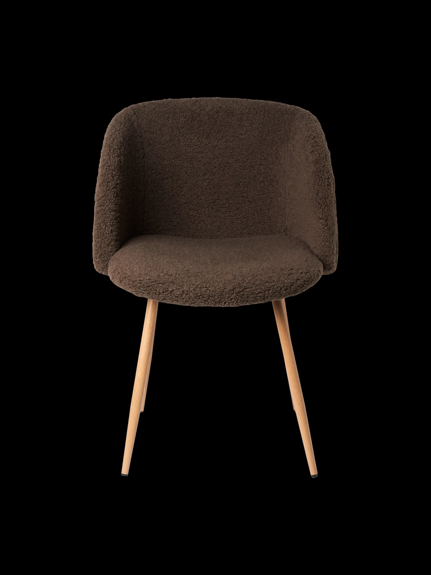 Stuhl Mit Teddystoff-Bezug