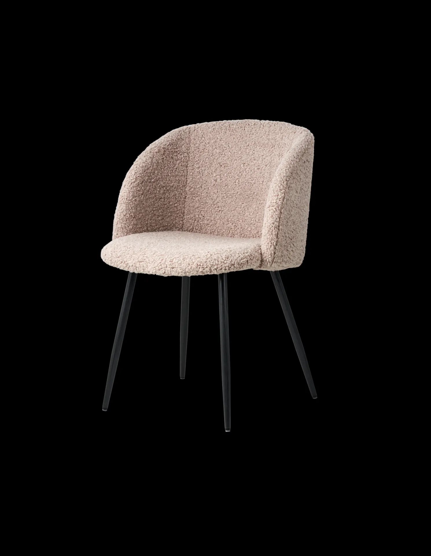 Stuhl Mit Teddystoff-Bezug