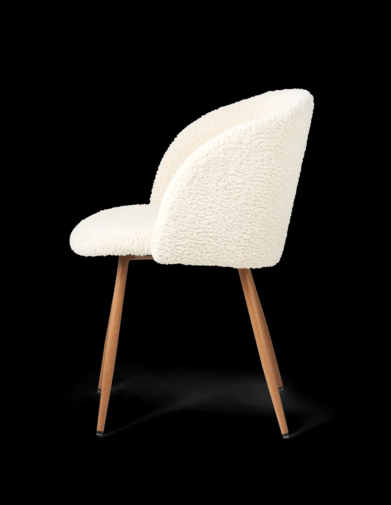 Stuhl Mit Teddystoff-Bezug