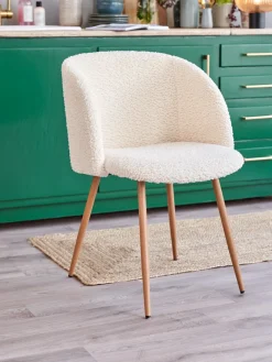 Stuhl Mit Teddystoff-Bezug