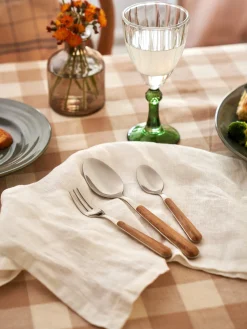 Teelöffel-Set Texture Legno