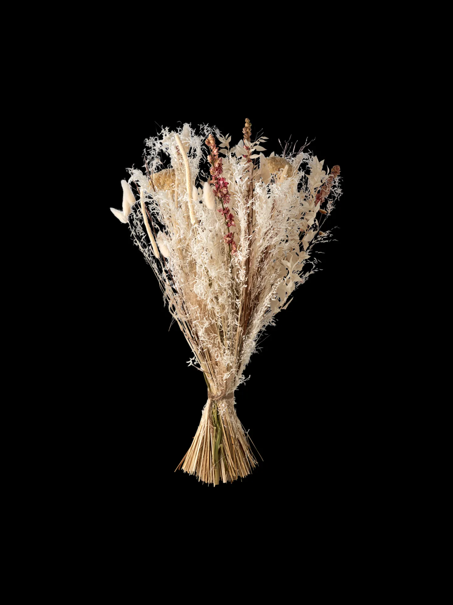 Trockenblumen White Medium