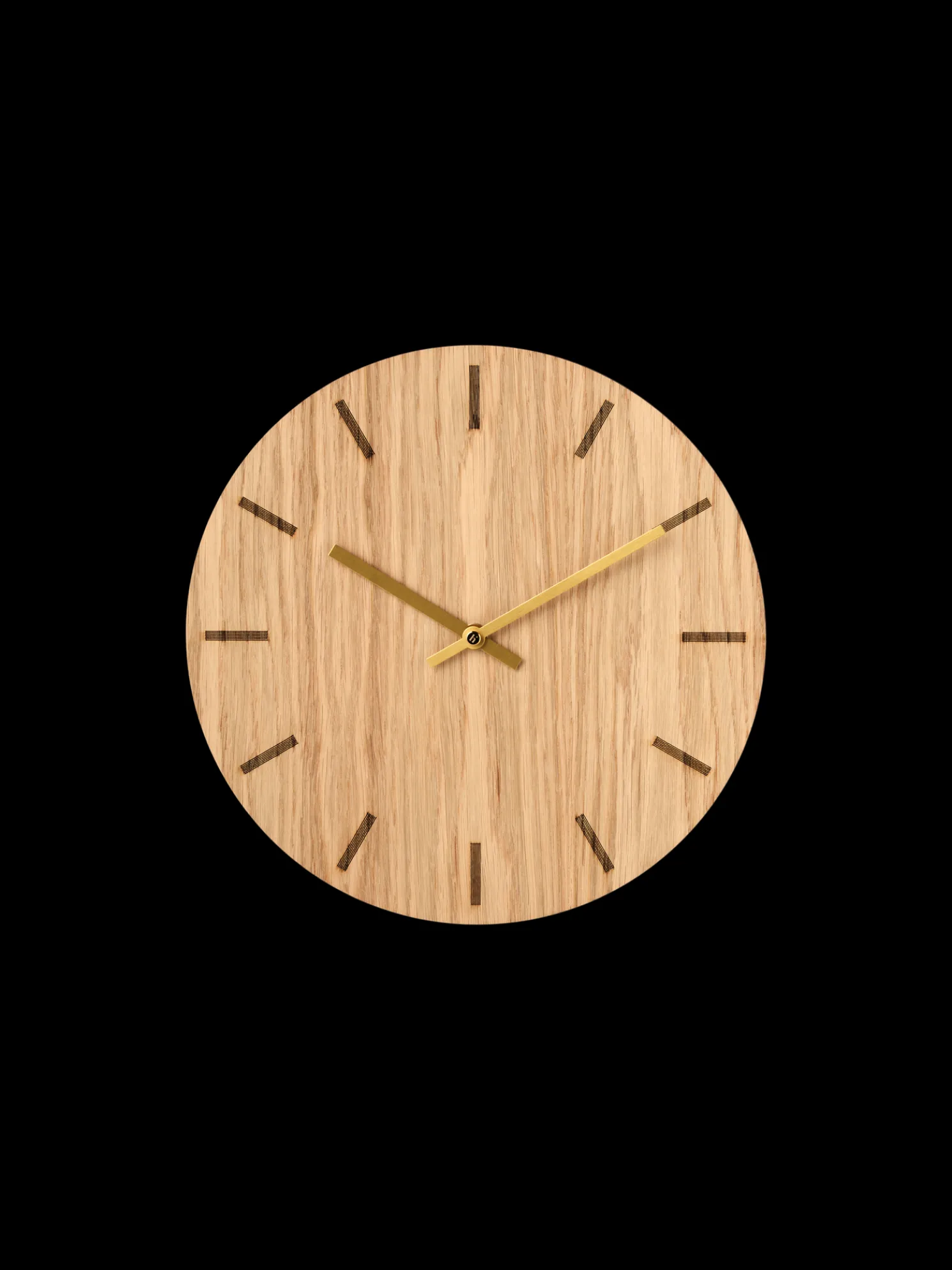 Wanduhr Light Oak Ø28