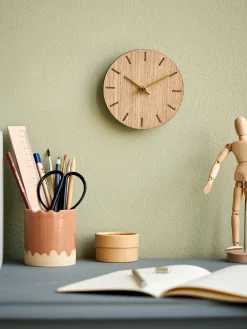 Wanduhr Light Oak Ø12
