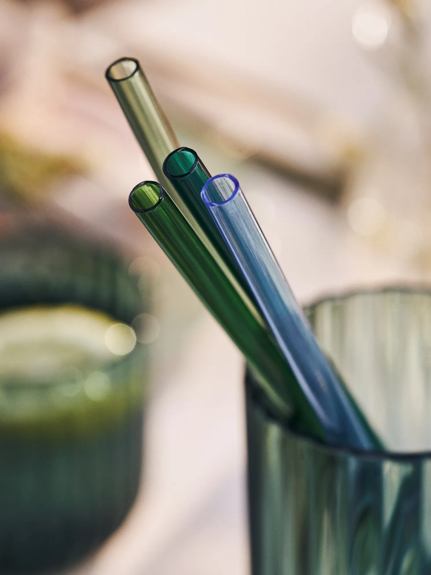 Wiederverwendbare Kunststoffstrohhalme