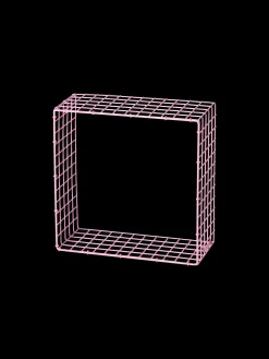 WIRE SQUARE Wandregal
