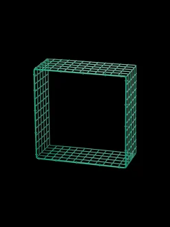 WIRE SQUARE Wandregal